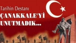 Çanakkale zaferi ve şehitler anıldı