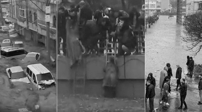 Deprem bölgesinde bu kez sel felaketi