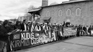 Mescid-i Aksa'ya saldırıya Erzurum'dan kınama