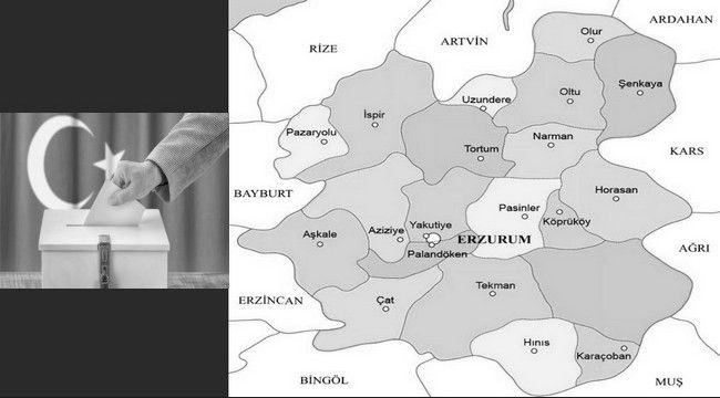Erzurum'daki seçmen sayısı