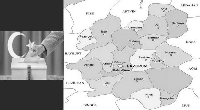 Erzurum'daki seçmen sayısı