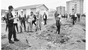 Yakutiye'den fidan dikimi