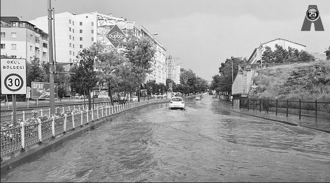 Erzurum'da sağanak etkili oldu