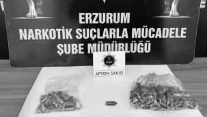 Erzurum'da uyuşturucu operasyonu