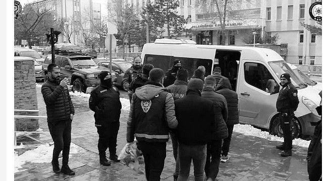 Hükümlü 23 kişi Erzurum'da yakalandı