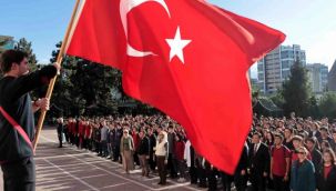 Okullarda saygı duruşu...