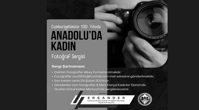 ERSANDER'den "Anadolu Kadını" Fotoğraf Sergisi