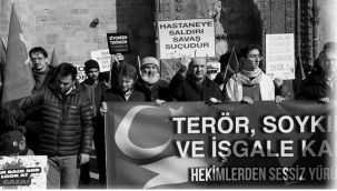 Erzurum'da Sağlıkçıların Gazze Yürüyüşü