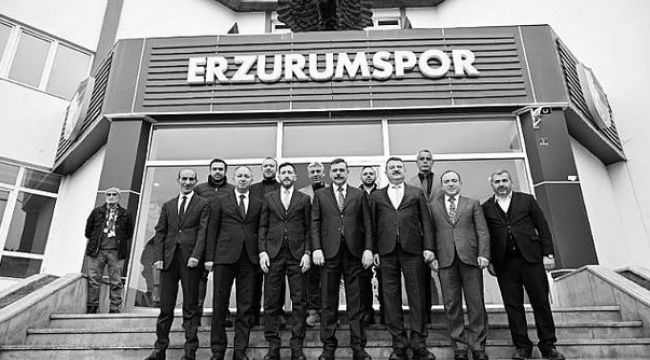 Vali Çiftçi, Erzurumspor'u tesislerinde ziyaret etti