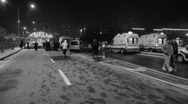 Erzurum'da 30 aracın karıştığı zincirleme kaza