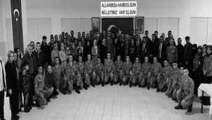 Erzurum'da Şehit aileleri, Gaziler ve Mehmetçik birlikte iftar açtı