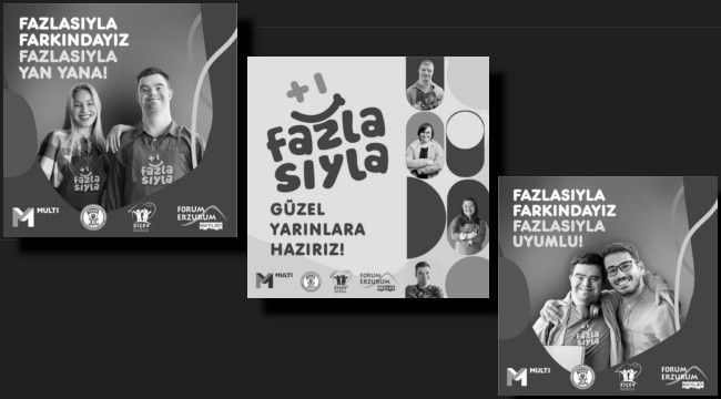 Forum Erzurum'dan Dünya Down Sendromu Günü'nde