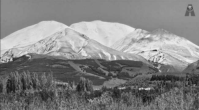 Erzurum'da dört mevsim aynı günde