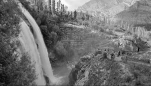 Tortum Şelalesi coştu ama...