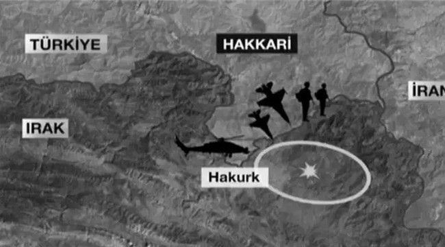 Irak'ın kuzeyine hava harekatı