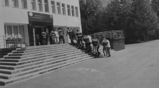 Erzurum'da terör propagandasında 8 kişi yakalandı