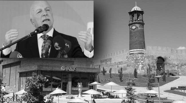 Kalenin dibinde turizm tadında kahve keyfi