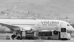 Erzurum Hava limanında hareketli saatler