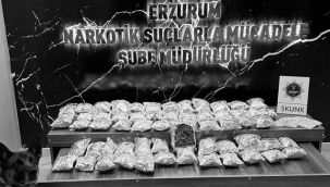 Erzurum'da narkotik operasyon