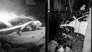 Erzurum'da otomobil hastane bahçesine düştü; 3 kişi hayatını kaybetti