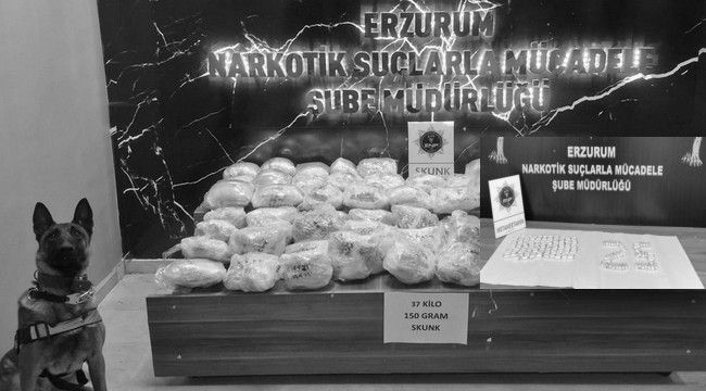 Erzurum'da uyuşturucu mücadelesi
