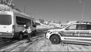 Erzurum'da Jandarma hız kesiyor