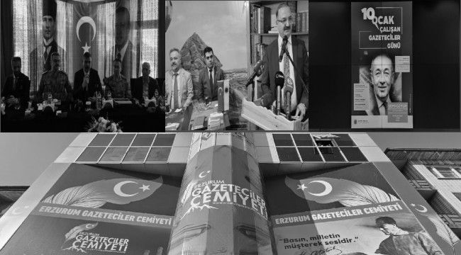 Erzurum'da "10 Ocak Çalışan Gazeteciler Günü" etkinlikleri