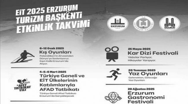 Erzurum'da Kış Oyunları start alıyor