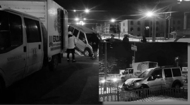 Aliravi Caddesi'nde 2 araç çarpıştı; 7 yaralı
