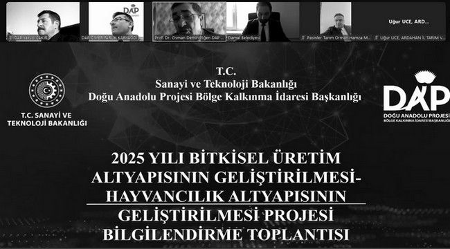 DAP destekli projeler ele alındı...