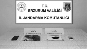 Erzurum Jandarma'dan uyuşturucu operasyonu