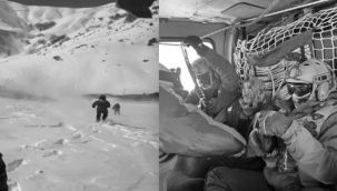 Jandarma helikopterle ulaştı