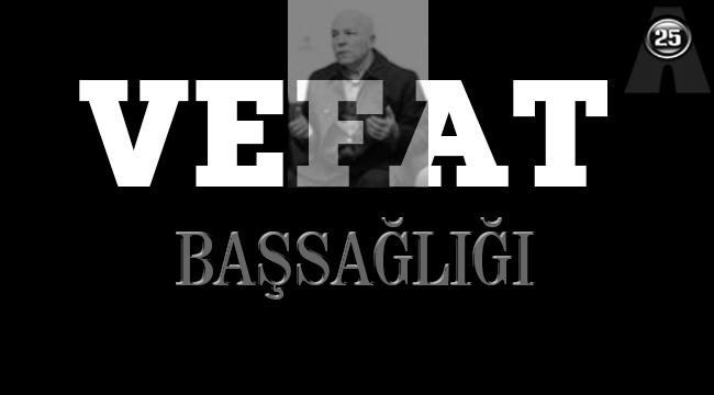 Başkan Sekmen'in baba acısı