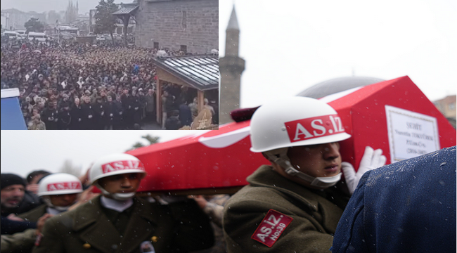 Erzurumlu Şehit Dualarla Uğurlandı