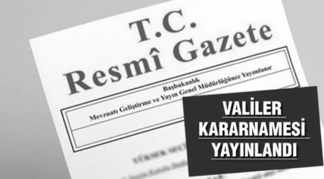 Erzurum'da 2 Vali Yardımcısı ve 10 Kaymakam değişti