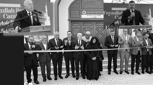 Şükrü Paşa'da Feyzullah Cami ibadete açıldı