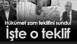 Hükümet, memur ve emeklide ilk zam teklifini sundu
