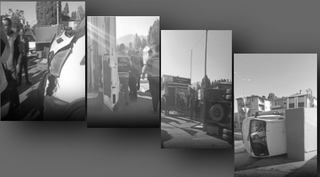 Erzurum'da zincirleme trafik kazası