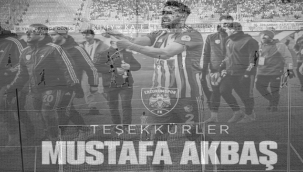 Erzurumspor'da Mustafa Akbaş ile yollar ayrıldı