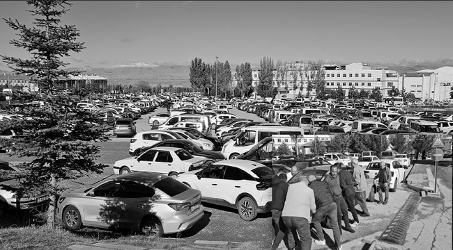 Atatürk Üniversitesi Hastanesi'nde otopark sorunu