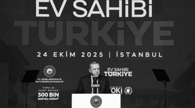 Cumhurbaşkanı Erdoğan, "Ev Sahibi Türkiye: Yüzyılın Konut Projesi" ni açıkladı