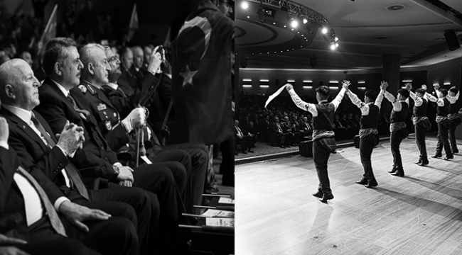 Erzurum'da Cumhuriyet Bayramı salonda kutlandı