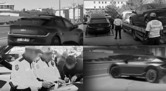Erzurum'da o driftçilerin hızı kesildi