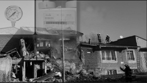 Bu evde patlama oldu, şehirde 24 saattir doğalgaz yok