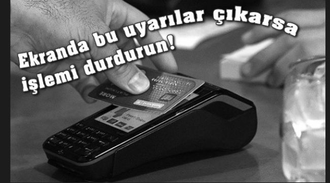 Kredi kartı kullananlar dikkat!