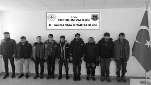 Düzensiz göçmenler Erzurum'a takıldı