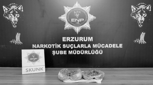 Erzurum'da uyuşturucu operasyonu...