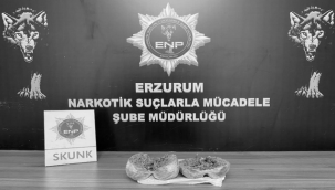 Erzurum'da uyuşturucu operasyonu...