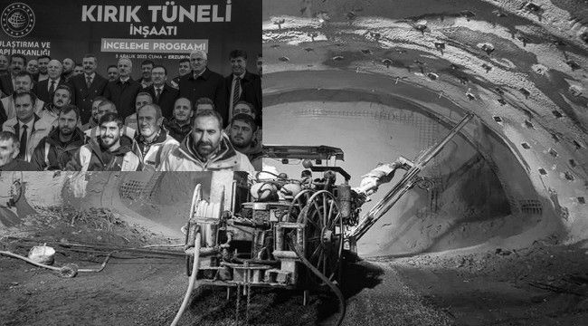 Kırık Tüneli'nde işler durdu...