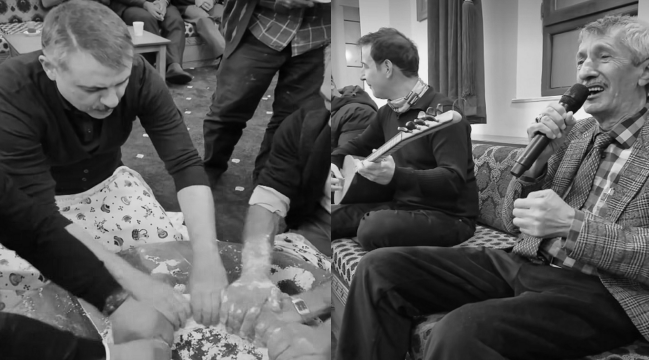 Vali Çiftçi "Tel Helvası" çekti, Çalmaşur söyledi...